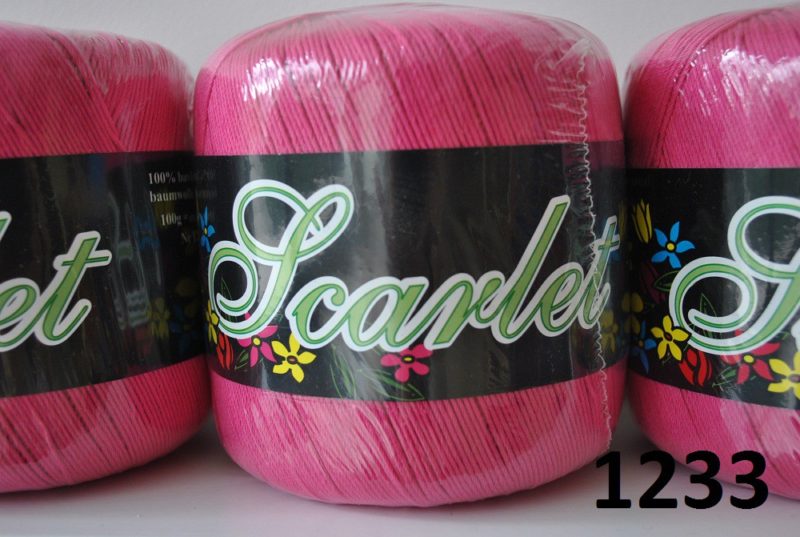 Scarlet - 100g - 100 % bawełna kol.1221