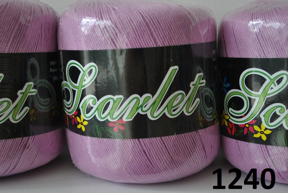 Scarlet - 100g - 100 % bawełna kol.1234