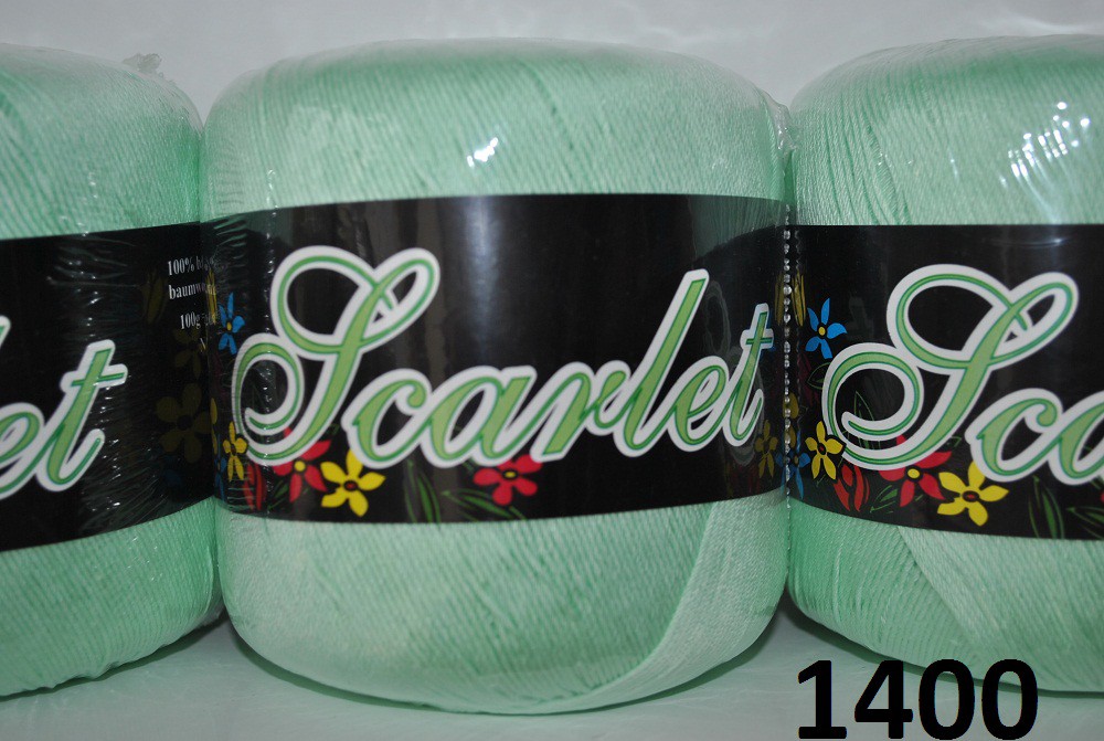 Scarlet - 100g - 100 % bawełna kol.1400