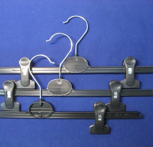 Wieszak spódnicowy z klipsami 40cm /opak.10szt/