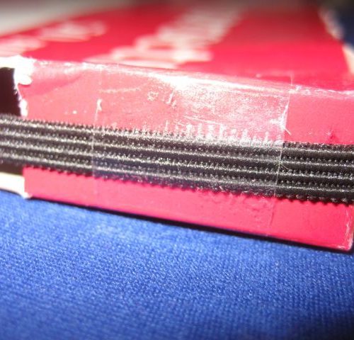 Firzbina tkana 6mm czarna 50mb