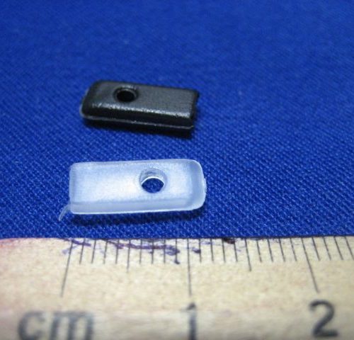 Końcówki do firzbin 4mm /100szt/ BIAŁE
