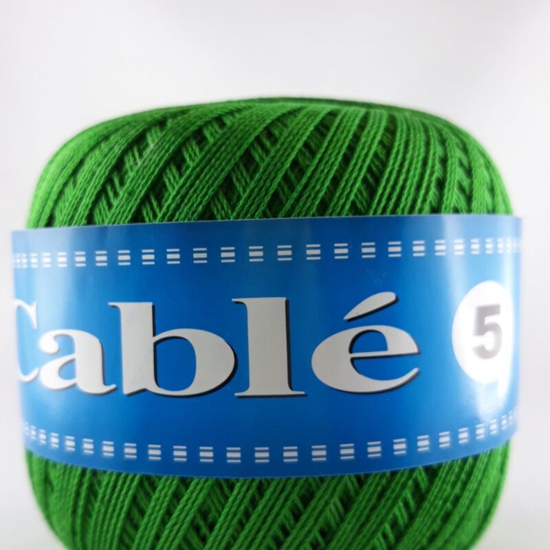 Kordonek cable 5" /1 szt.50 gr./ k. zielony 147