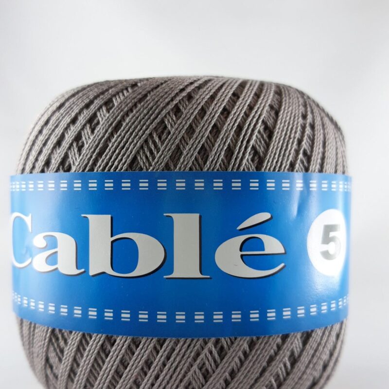 Kordonek cable 5" /1 szt.50 gr./ k. szary