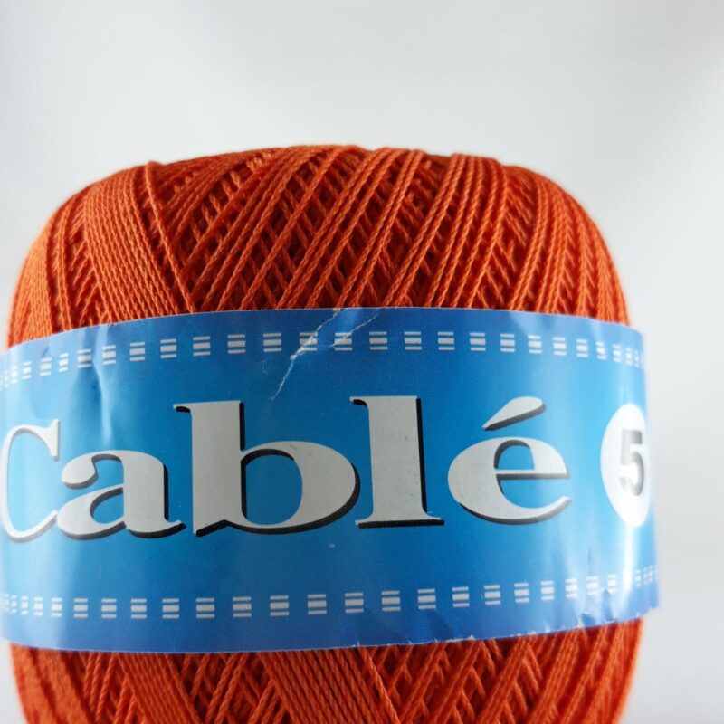 Kordonek cable 5" /1 szt.50 gr./ k. pomarańczowy 158