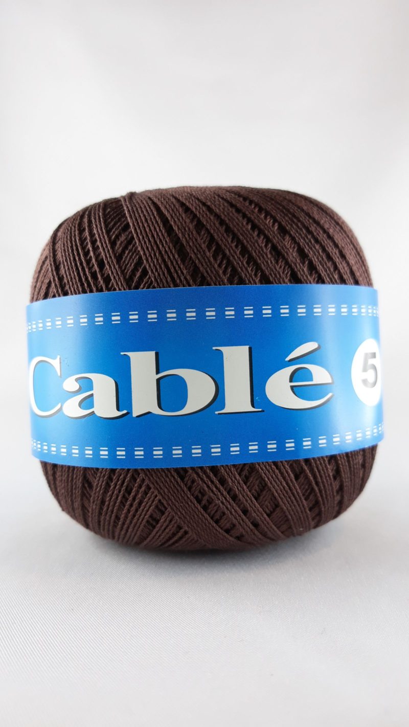 Kordonek cable 5" /1 szt.50 gr./ k. brązowy