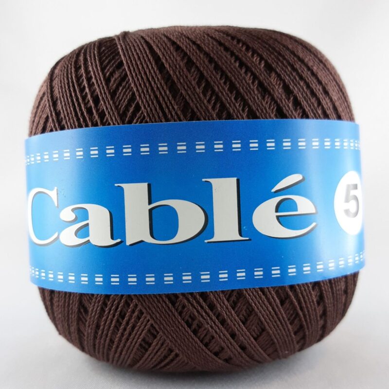 Kordonek cable 5" /1 szt.50 gr./ k. brązowy