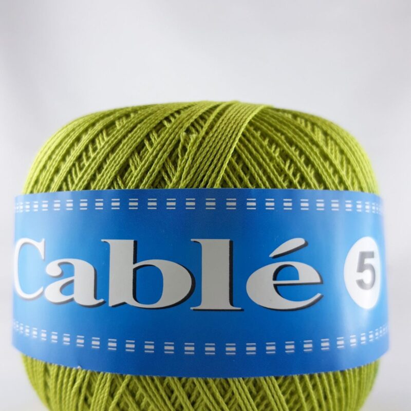 Kordonek cable 5" /1 szt.50 gr./ k. zielony 151